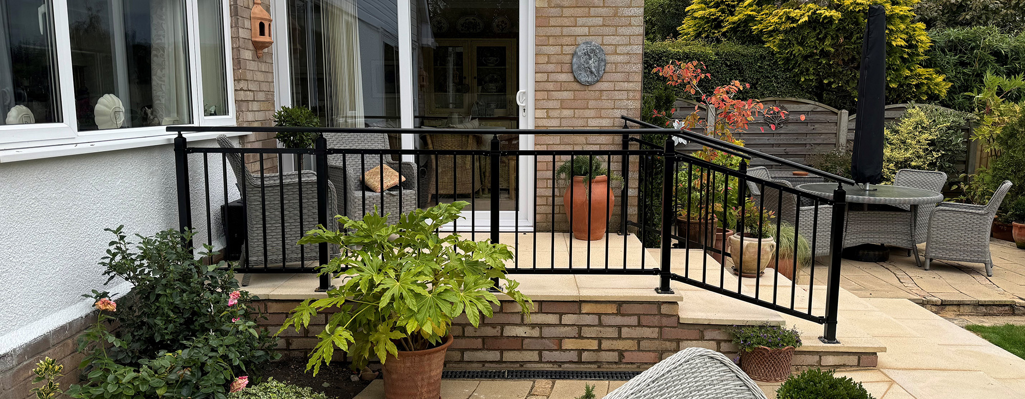 Robust fence to add safety around terrace area