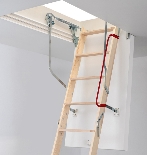 Loft ladder handrail for clickFIX® 3-section ladder