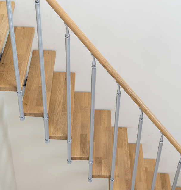 Additional staircase banister CLASSIC 2 Black, RAL 9005 Test123