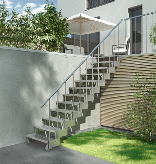 Outdoor metal Staircase GARDENTOP