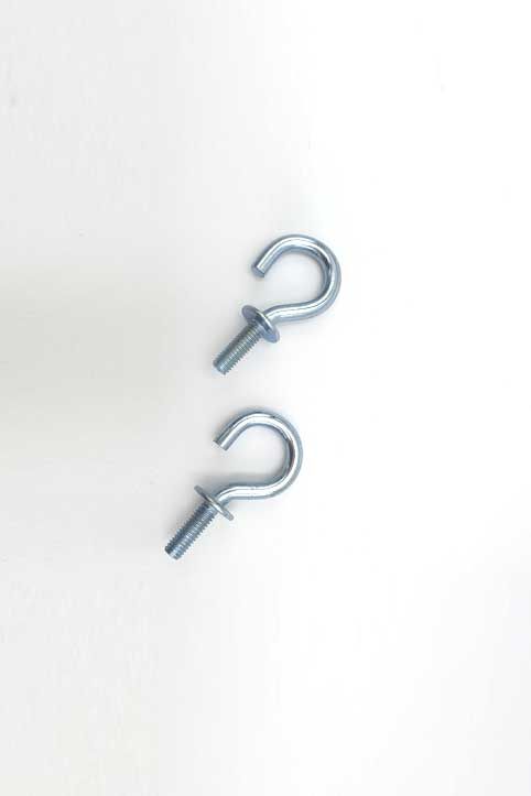 Hook for springs on clickFIX® 76S and 76G, REI45 and SW56-4