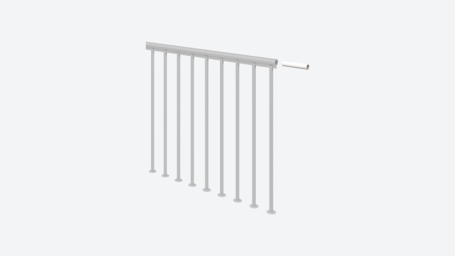 Landing banister spiral CLASSIC