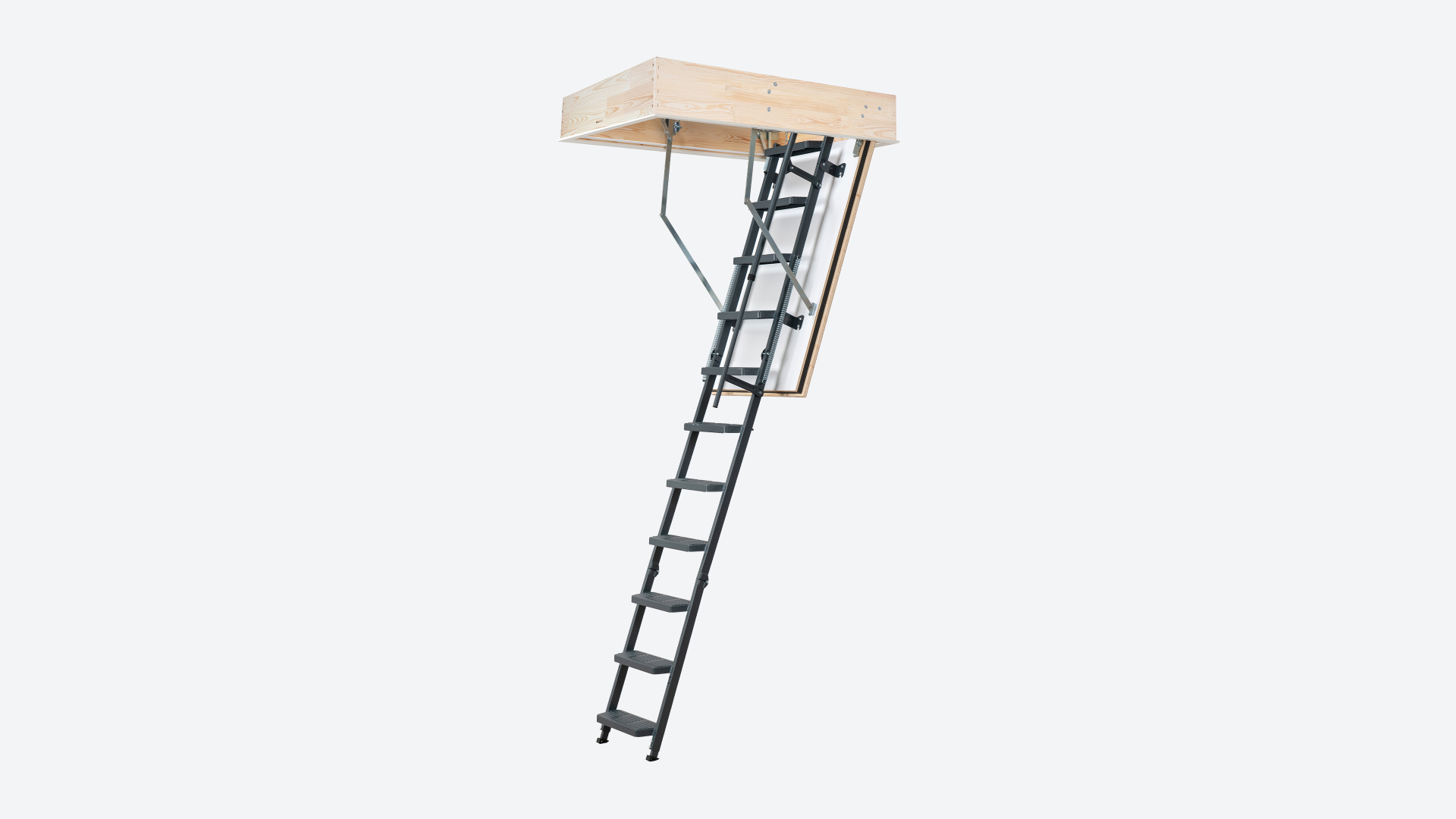 Fire-resistant loft ladder REI 45  Test123