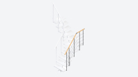 External handrail banister BOSTON