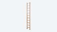 Mezzanine ladder Untreated Test123