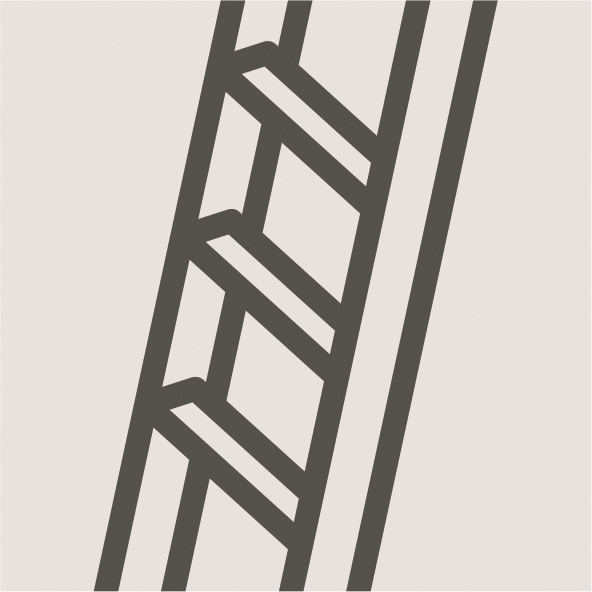 icon for a ladder - a loft ladder from DOLLE