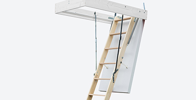 Made-to-measure loft ladders from DOLLE 