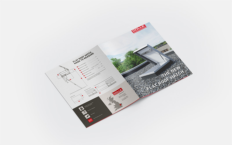 Leaflet for flat roof exit from DOLLE