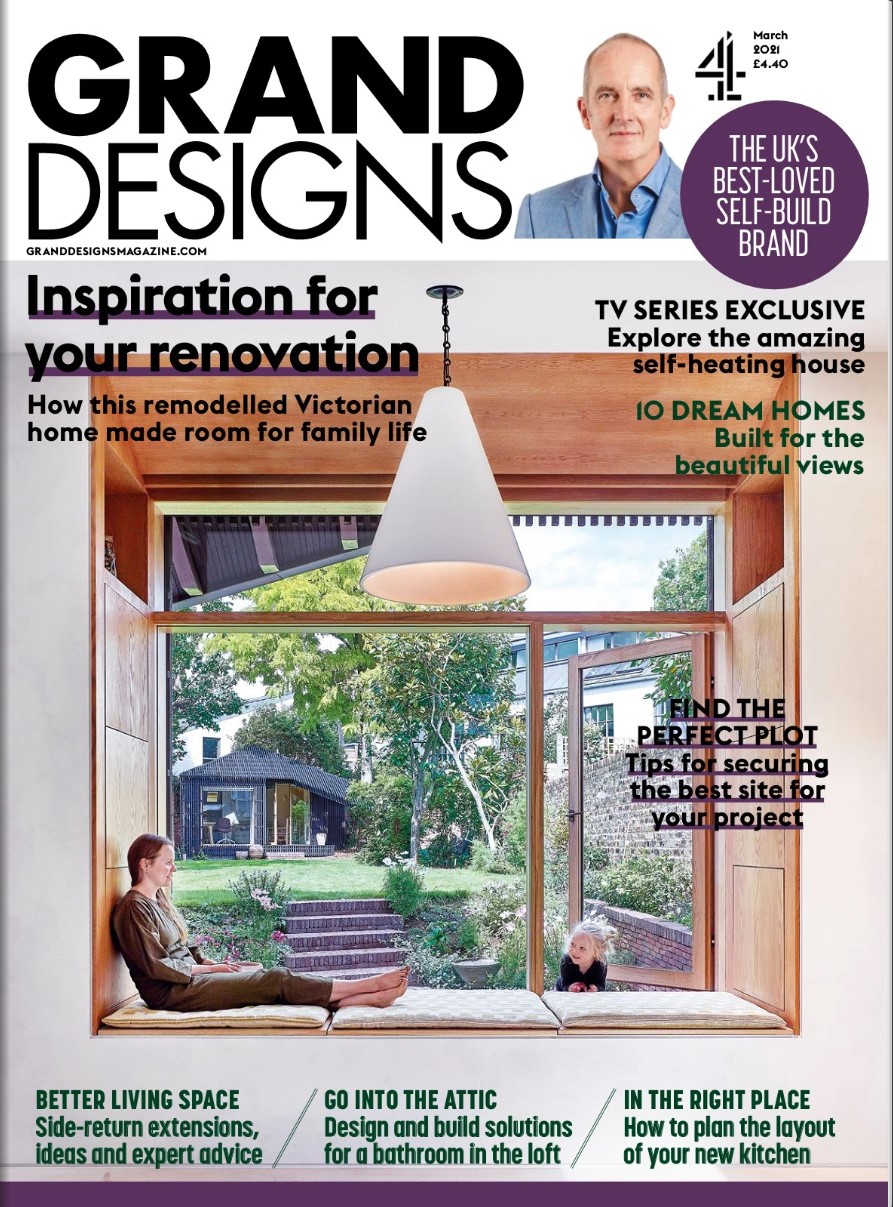 Cover of GRAN DESIGN magazine featuring our Toronto Outdoor Staircase